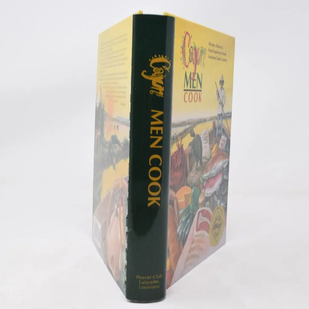 Cajun Men Cook Recipe Book Food Louisiana Hardcover Spiral Illustrated Beaver Cl